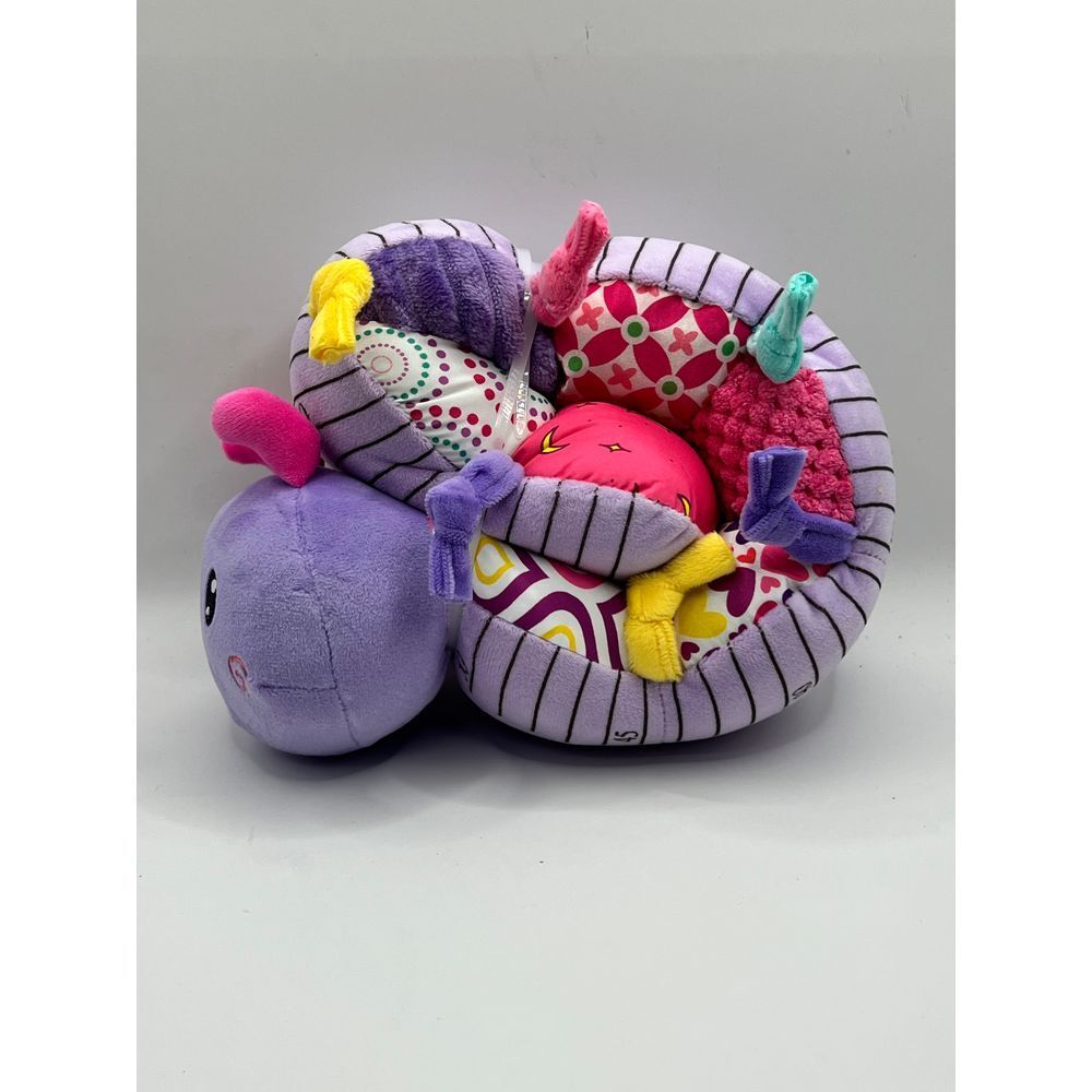 Plush Purple Caterpillar Baby Development Toy Educational Sensory Activity Toy - Picture 4 of 4